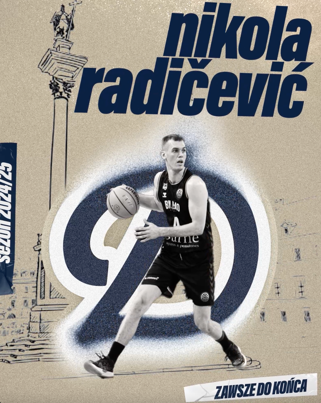 NIKOLA RADICEVIĆ WZMACNIA DZIKI