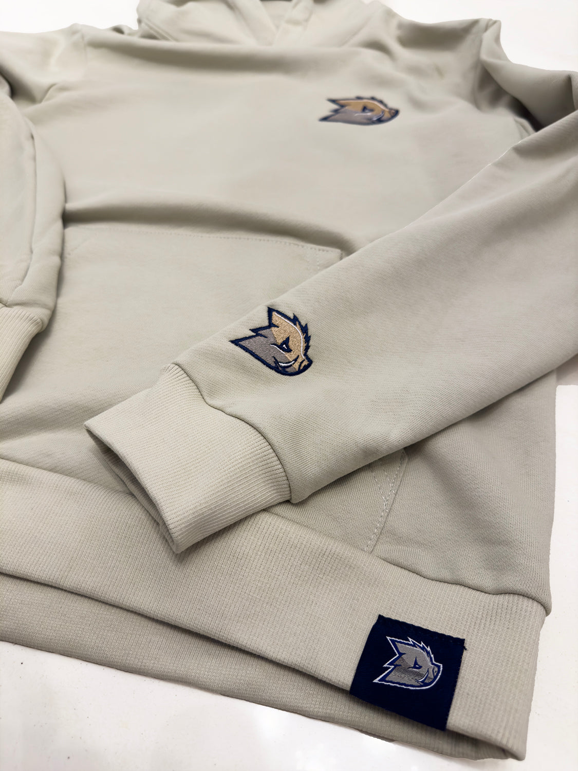 Bluza beżowa z kapturem